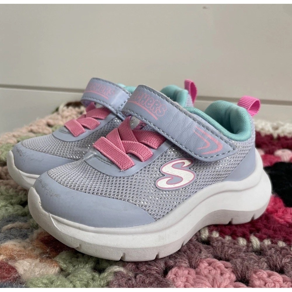 Girl's Skechers Toddler Lil Skechers Sneakers Purple Size 5